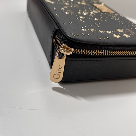 Dior Black Gold Clutch bag Case Beauty Holiday Jewel Lipstick Coffret Limited - Picture 9 of 11